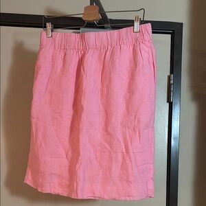 J. Crew Pink Paperbag Skirt
